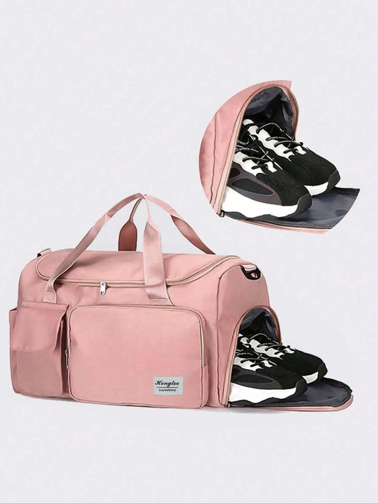Women's Large Capacity Travel Bag with Shoe Compartment
